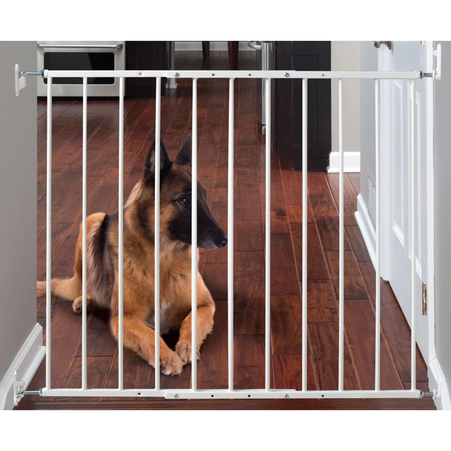 Command Pet Products Wall Mounted Pet Gate, White - Image 4