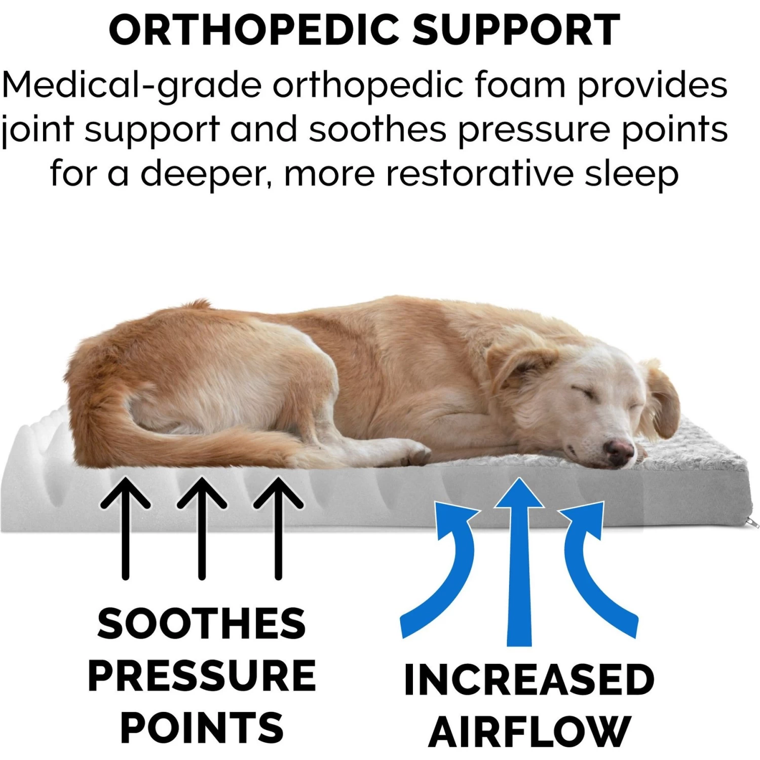 FurHaven NAP Ultra Plush Orthopedic Deluxe Cat & Dog Bed With Removable Cover - Image 6