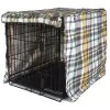 Molly Mutt Dog Crate Cover, Northwestern Girls, Plaid