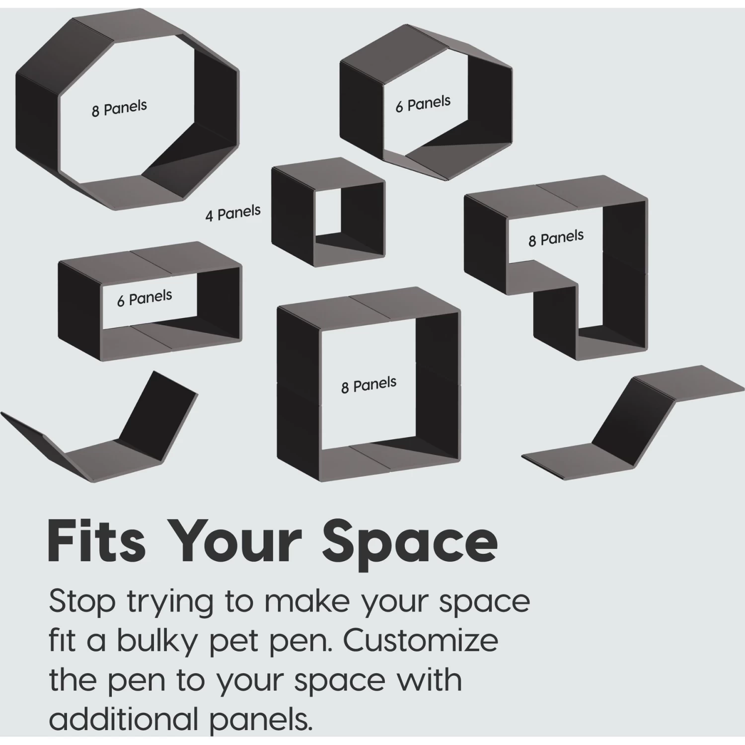 IRIS USA 4-Panel Dog Exercise Playpen, 24-in - Image 8