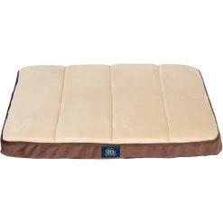 Serta Orthopedic Memory Foam Dog & Cat Crate Mat, Mocha