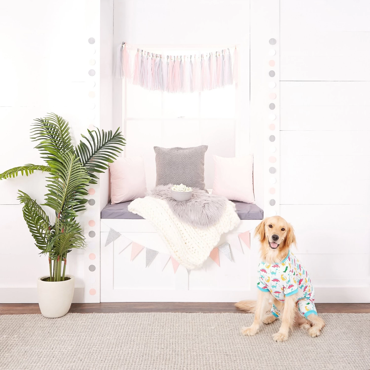 Frisco Dinosaur Print Dog & Cat Jersey PJs - Image 6