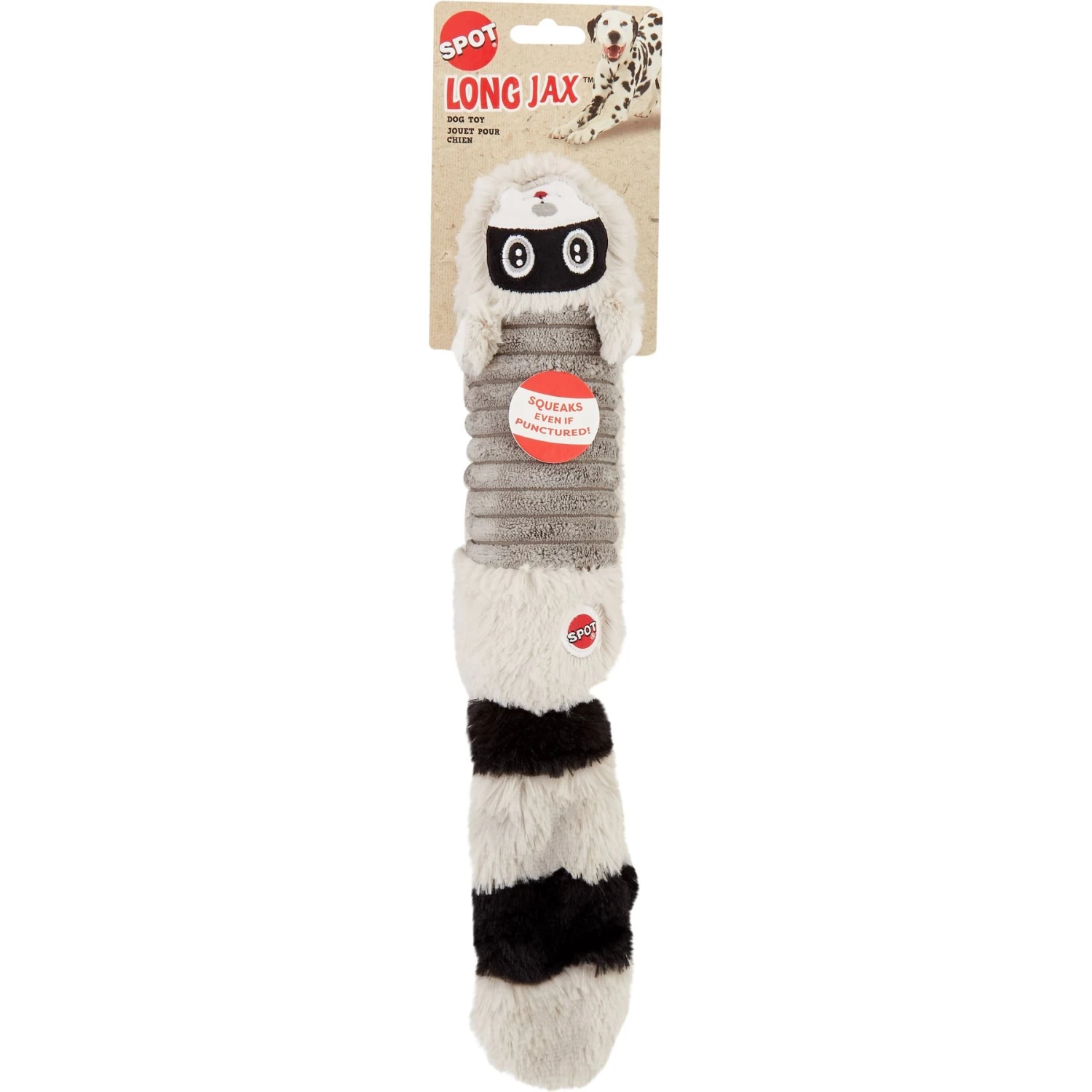 Ethical Pet Long Jax Squeaky Plush Dog Toy, Character Varies - Image 5