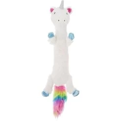 Frisco Unicorn Skinny Plush Squeaky Dog Toy