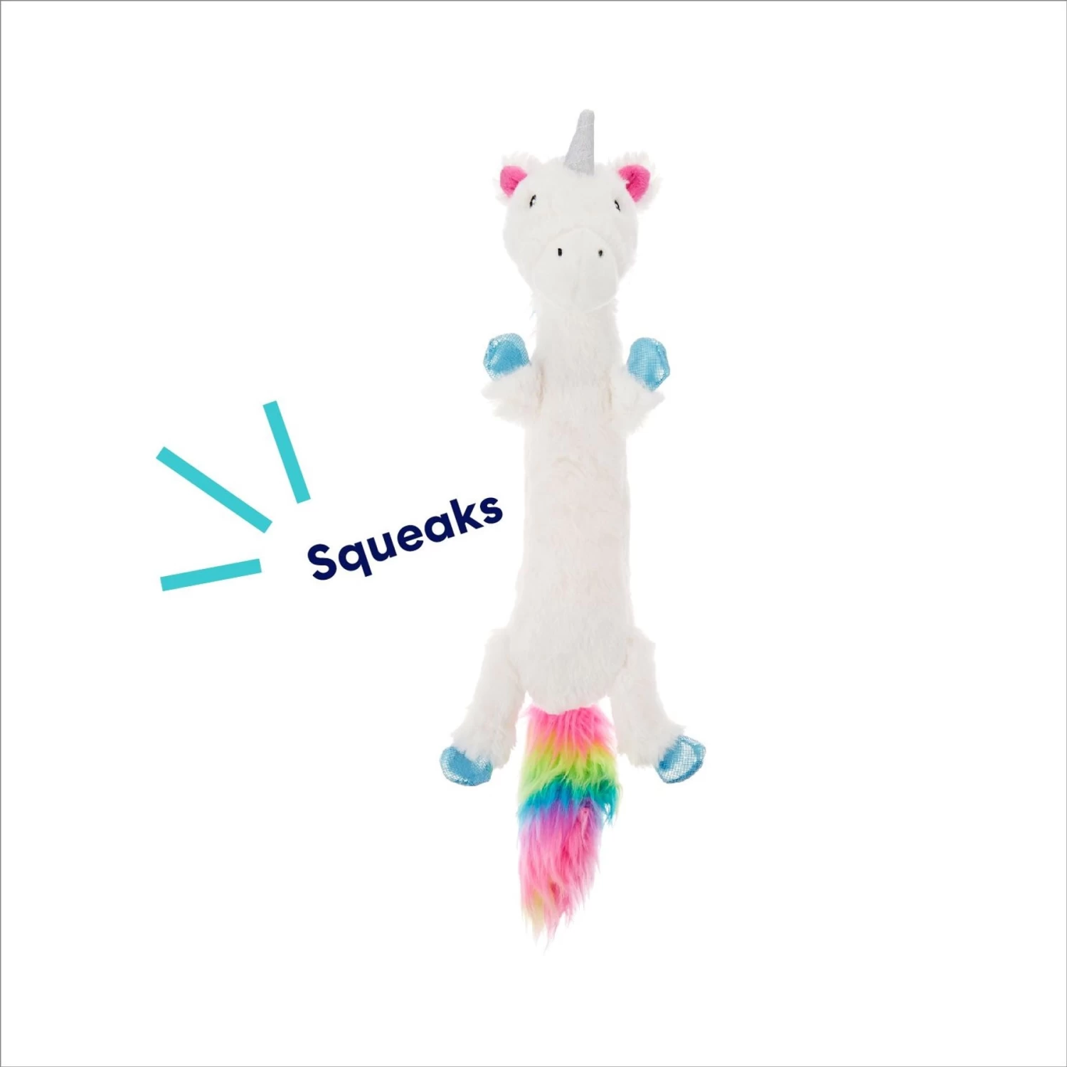 Frisco Unicorn Skinny Plush Squeaky Dog Toy - Image 3