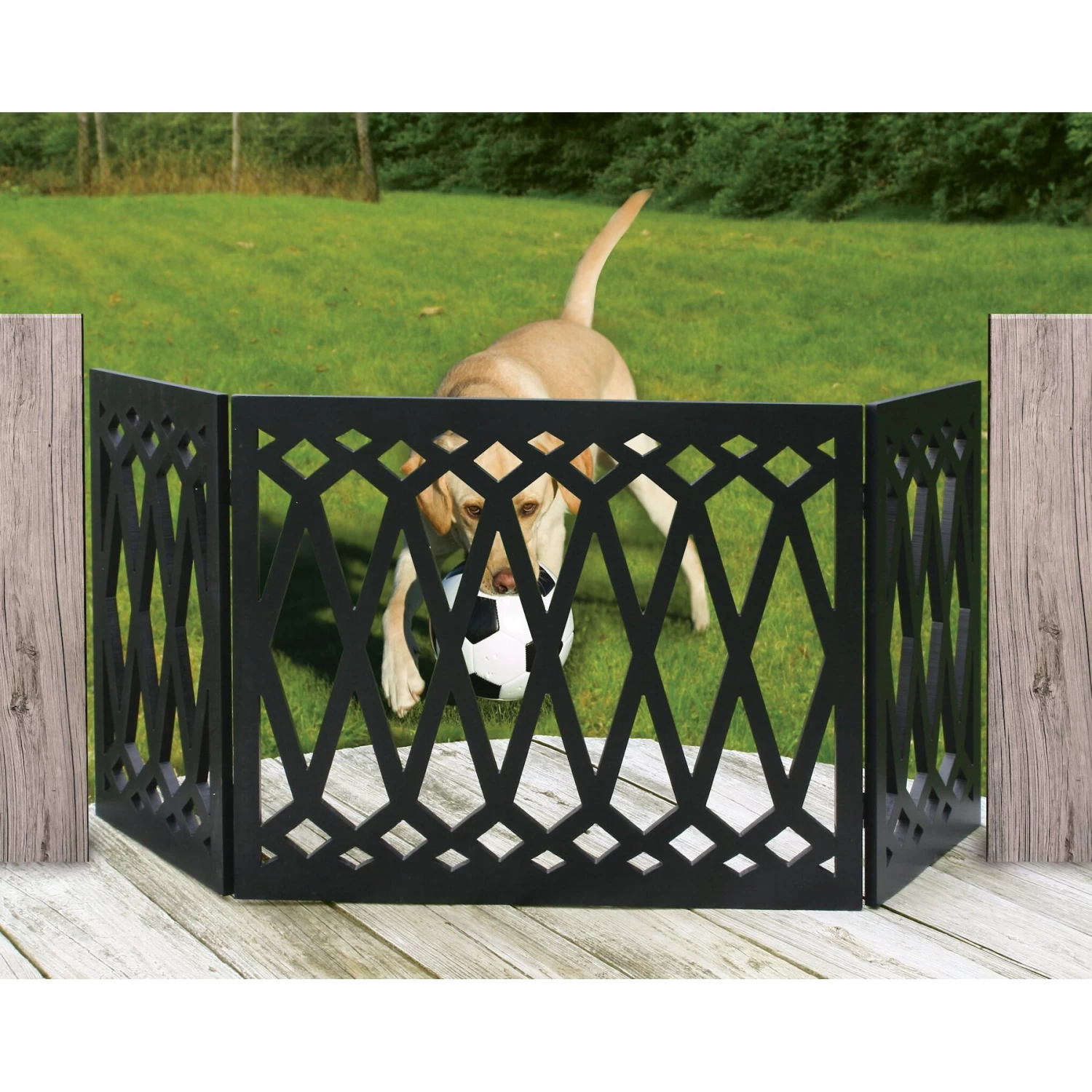 Etna 3 Panel Diamond Pet Gate - Image 4