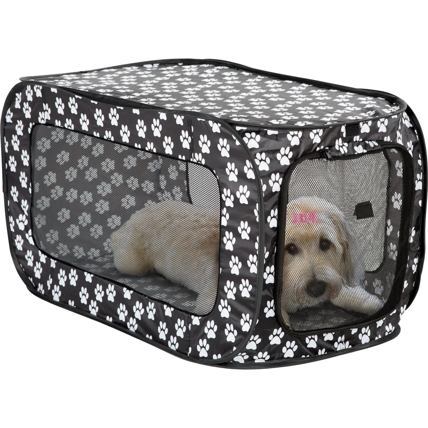 Etna Pop-Open Single Door Collapsible Soft-Sided Dog Crate - Image 4