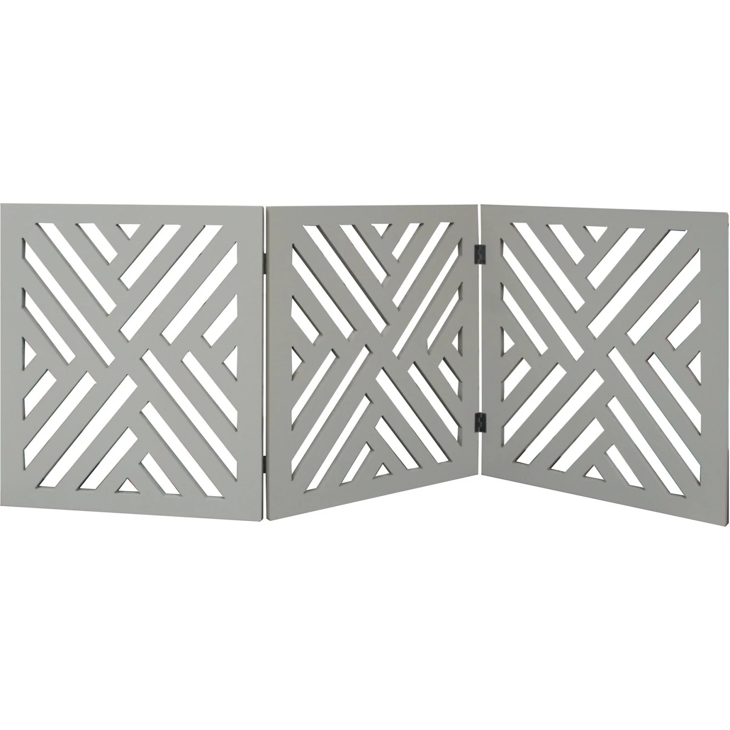 Etna Wood Lattice Design Pet Gate - Image 3