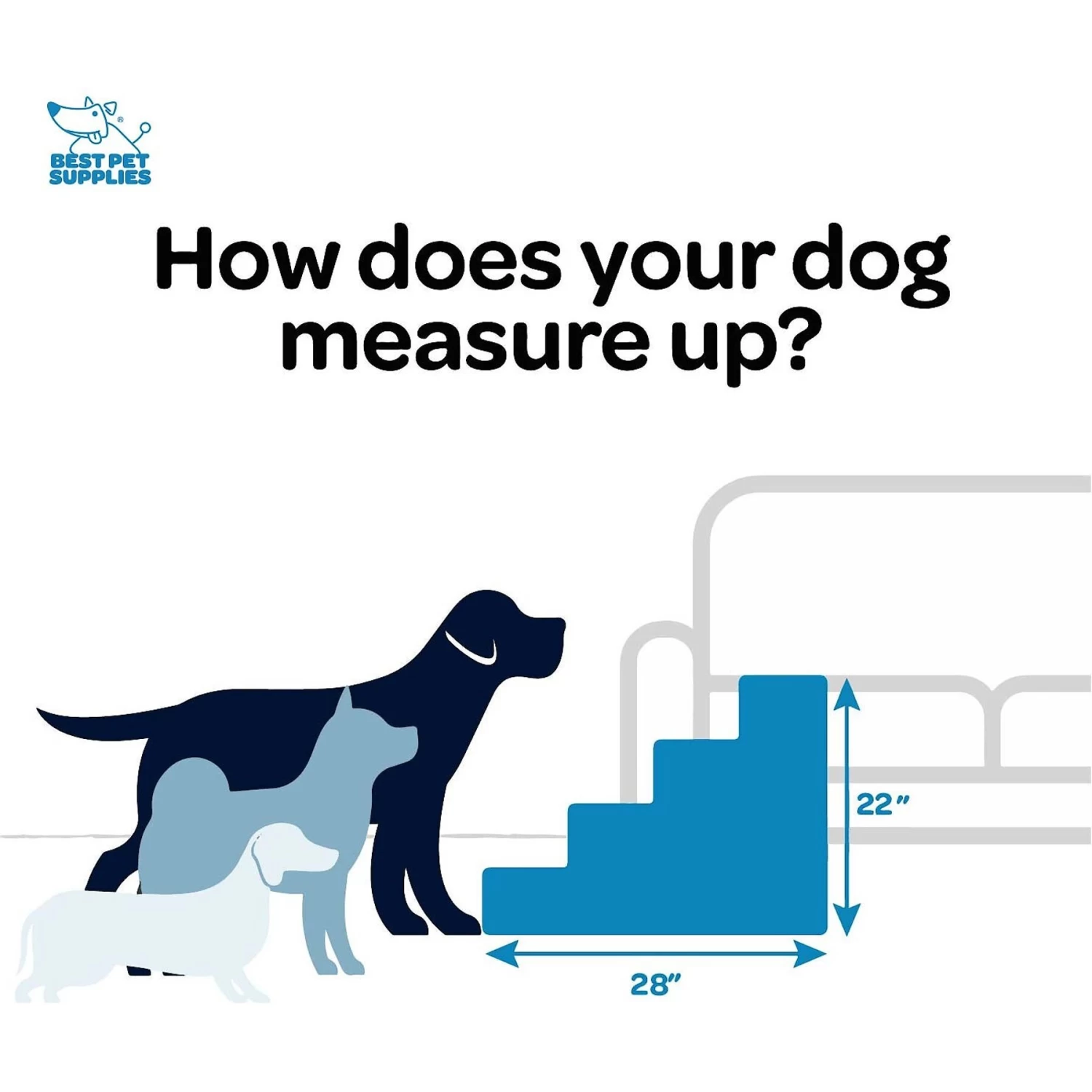Best Pet Supplies Lattice Print Foldable Foam Cat & Dog Stairs - Image 4