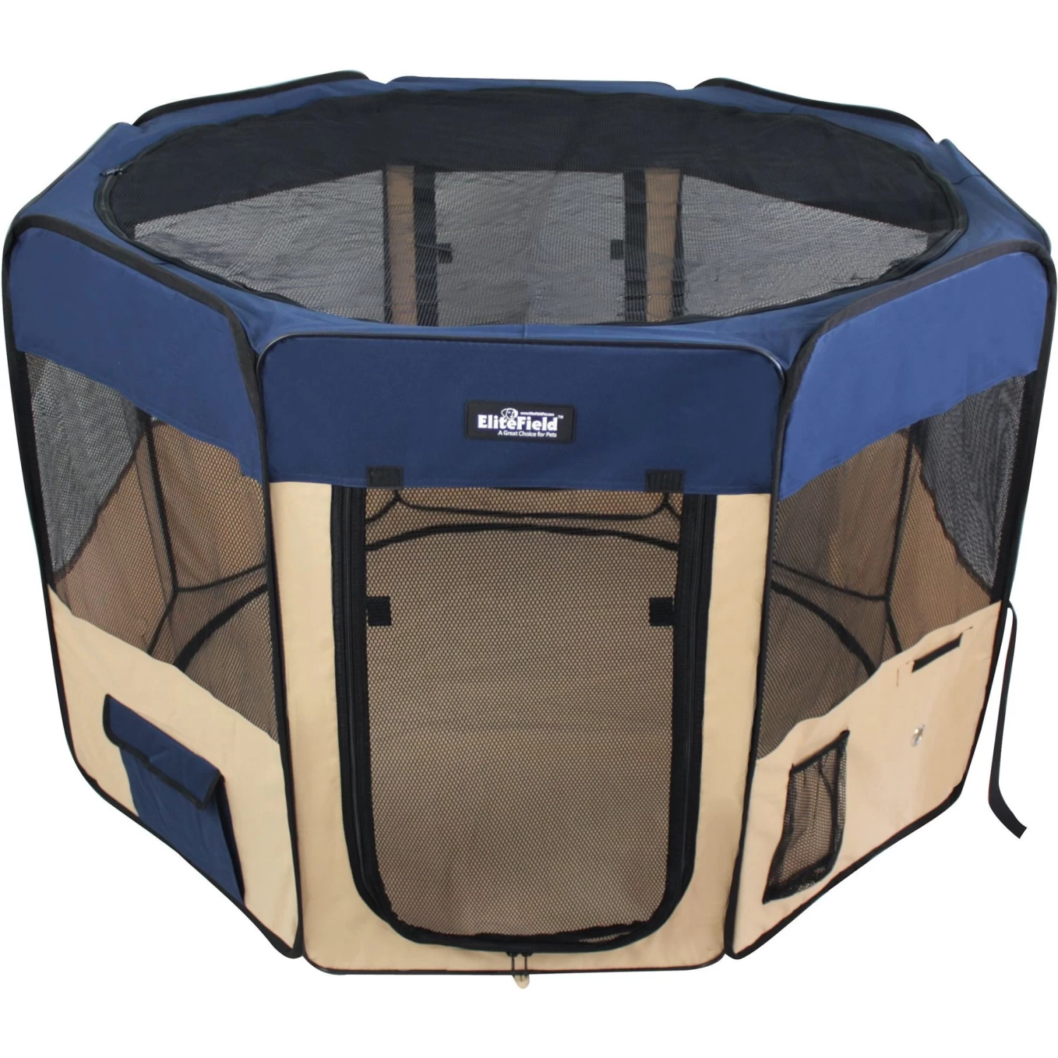 EliteField 2-Door Soft-Sided Dog & Cat Playpen - Image 2
