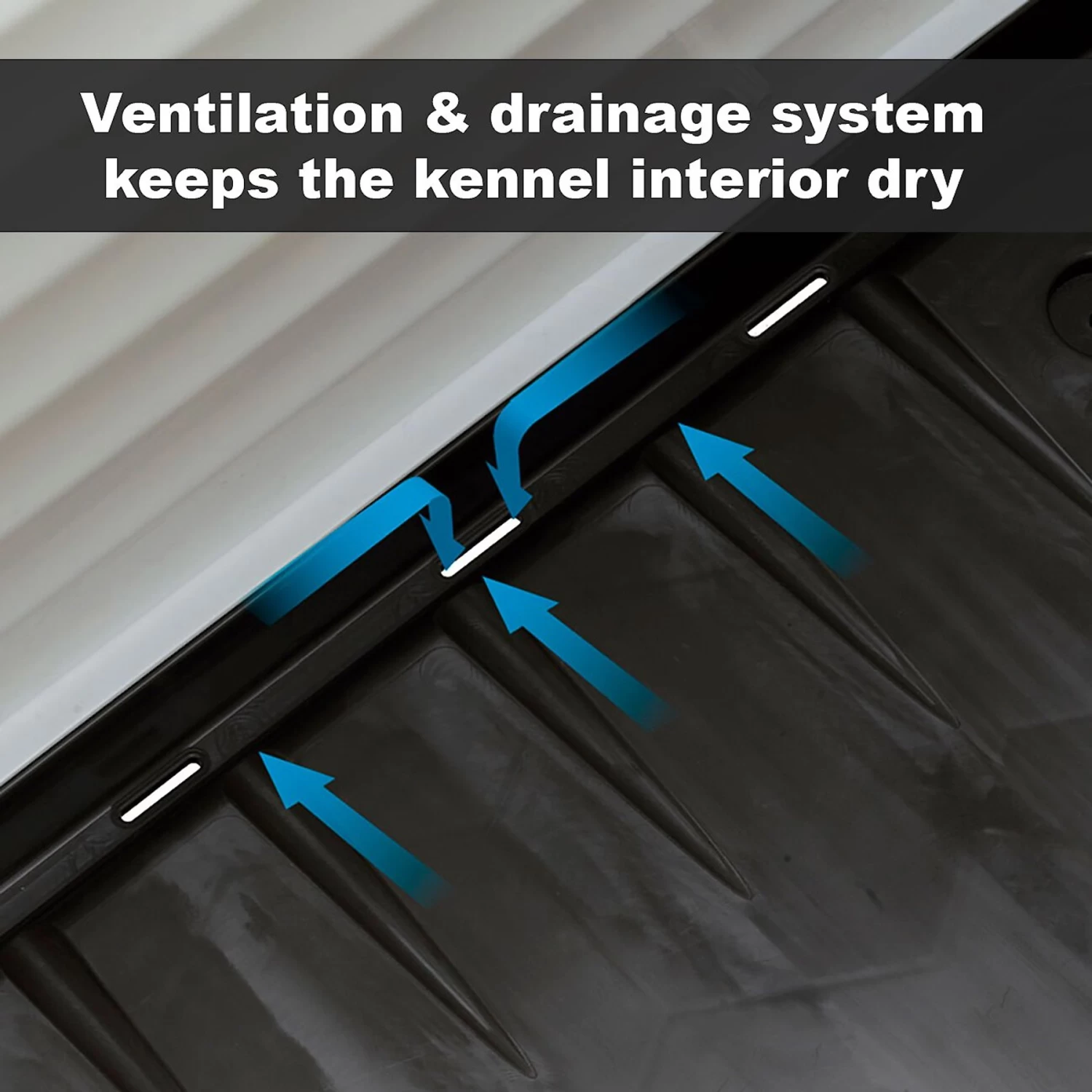 MidWest Ferplast Villa Dog Kennel With Folding Porch - Image 3