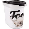 Paw Prints Bulldog Pet Food Storage Container, 26-lb
