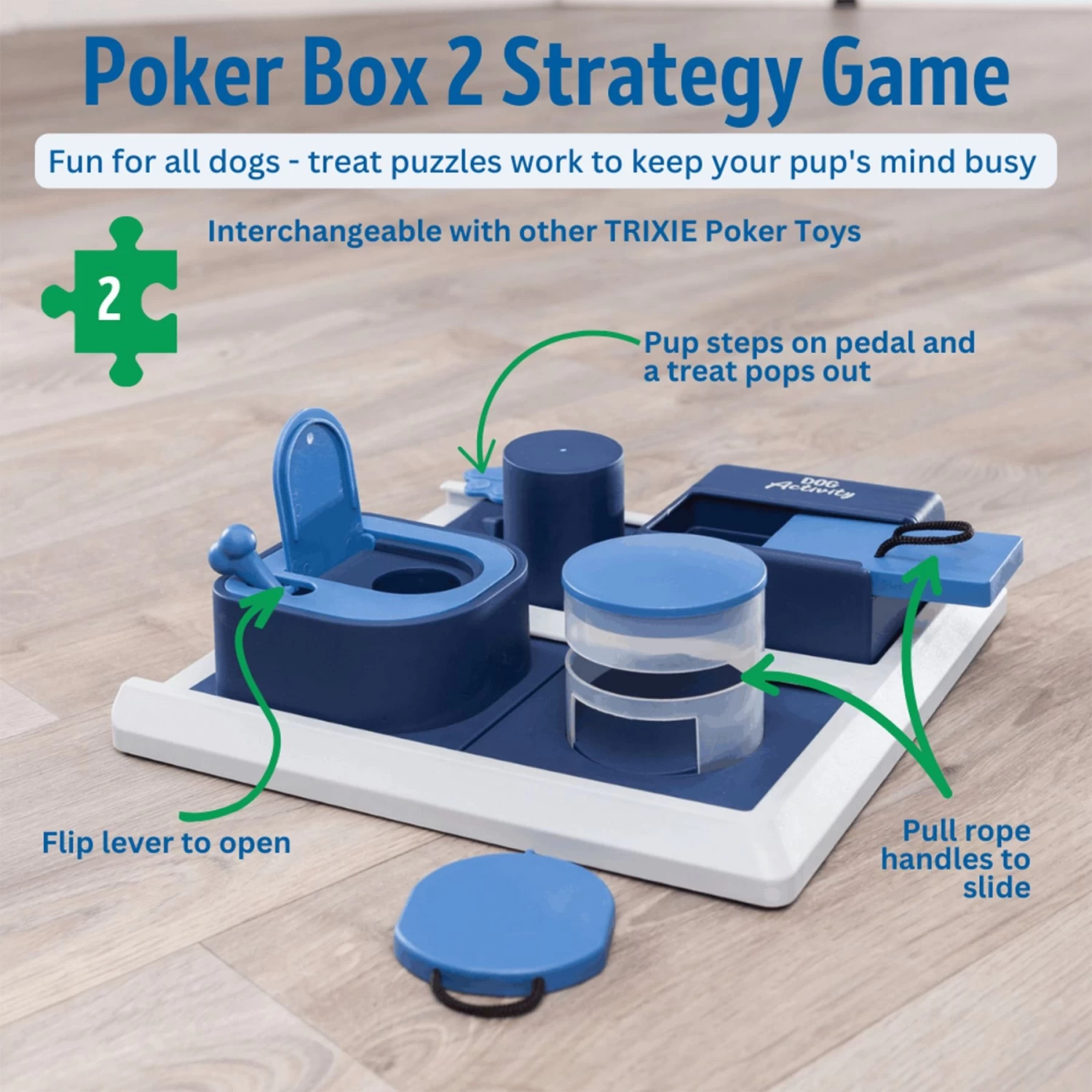 TRIXIE Poker Box 2 Activity Strategy Game Dog Toy - Image 4