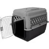 Aspen Pet Traditional Dog & Cat Kennel, Gray/Black