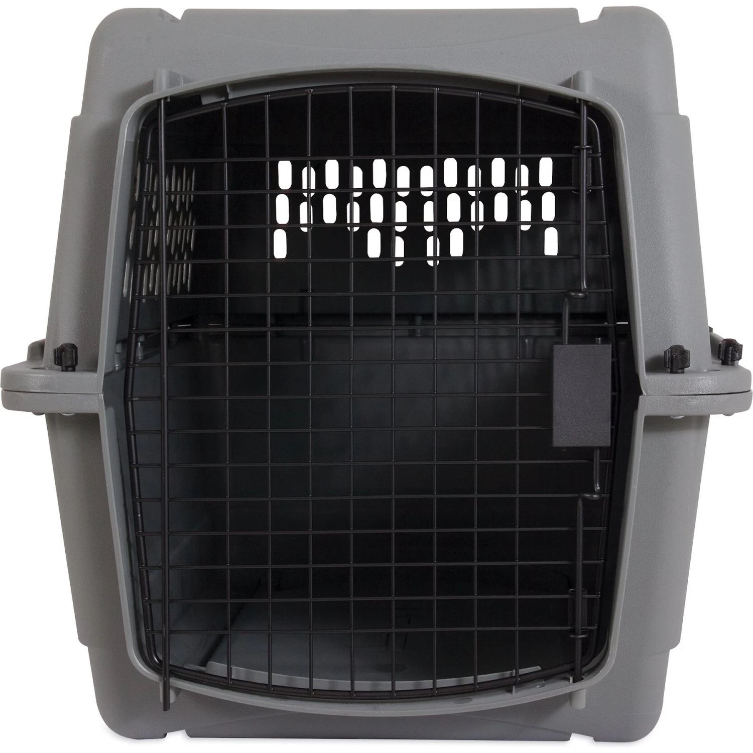Aspen Pet Traditional Dog & Cat Carrier, Light Gray - Image 2