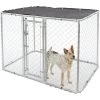 MidWest K9 Steel Chain Link Portable Outdoor Dog Kennel