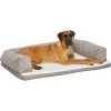 MidWest QuietTime Couture Hampton Orthopedic Bolster Dog Bed With Removable Cover