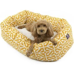 Majestic Pet Aruba Sherpa Bagel Bolster Cat & Dog Bed