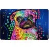 Bungalow Flooring Pug By Dean Russo Place Dog Mat, 36 X 23-in