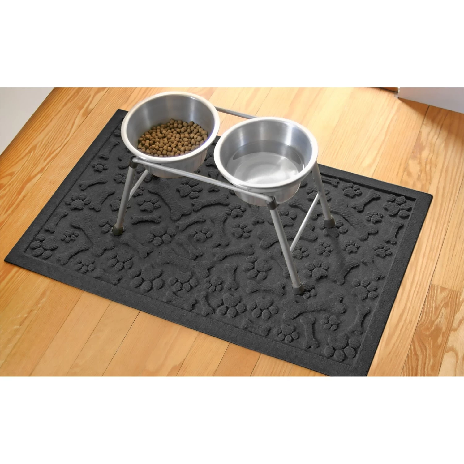 Bungalow Flooring Waterhog Paws & Bones Dog Dinner Mat - Image 2