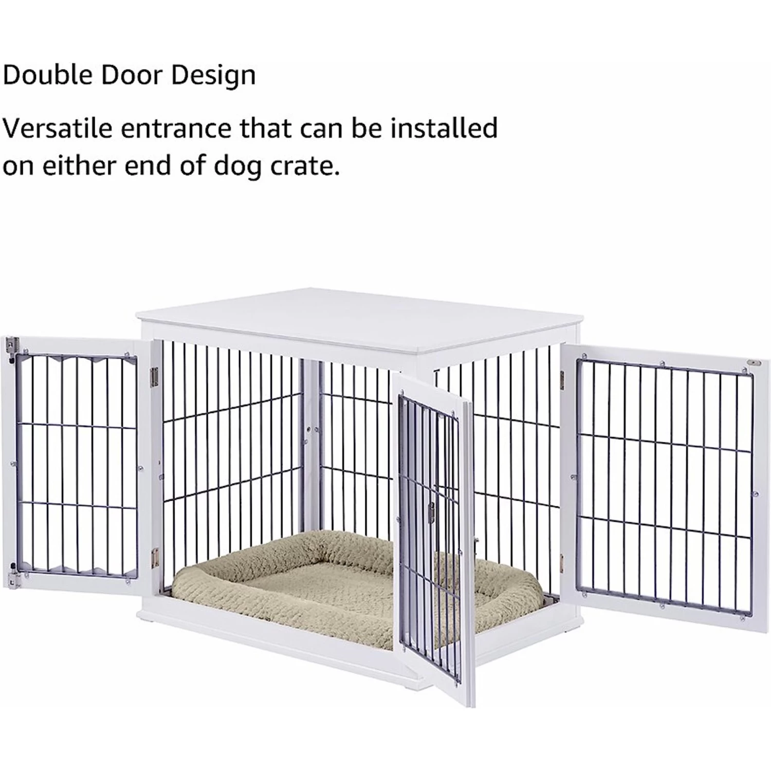 Unipaws End Table Wooden Dog Crate - Image 5