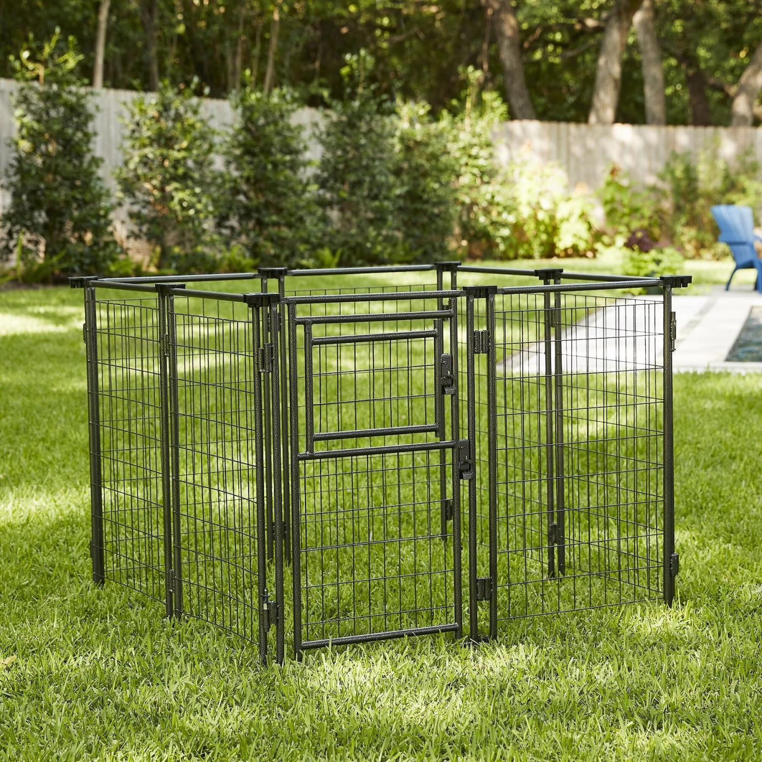 Two By Two Dog Kennel, Black Diamond, 48-in - Image 3