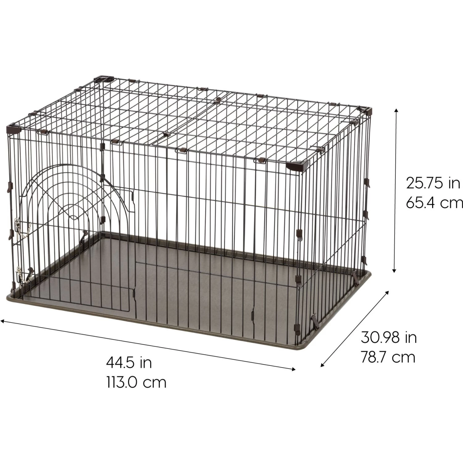 IRIS USA Wire Dog Crate - Image 2