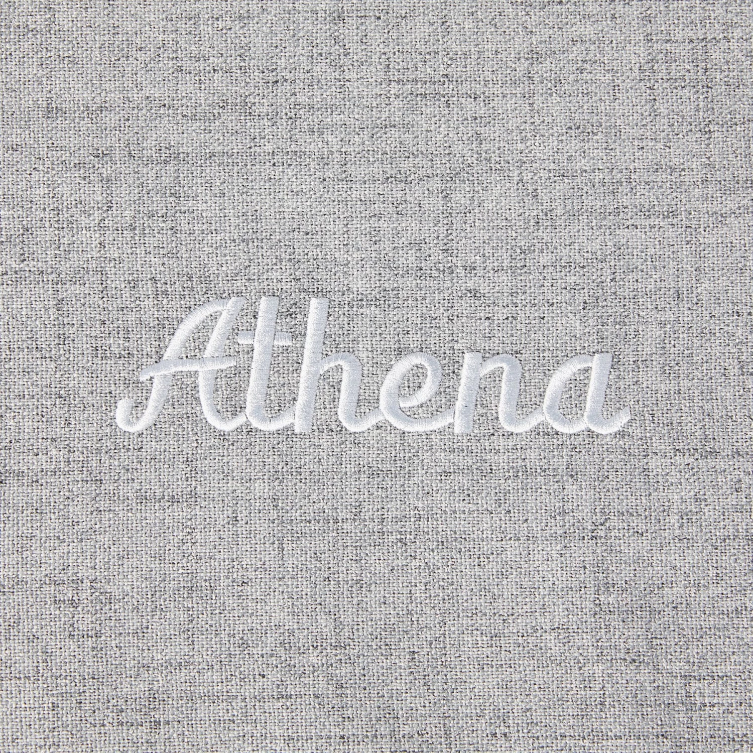 Frisco Faux Linen Corner Personalized Bolster Dog Bed W/Removable Cover, Harbour Blue, XL - Image 4