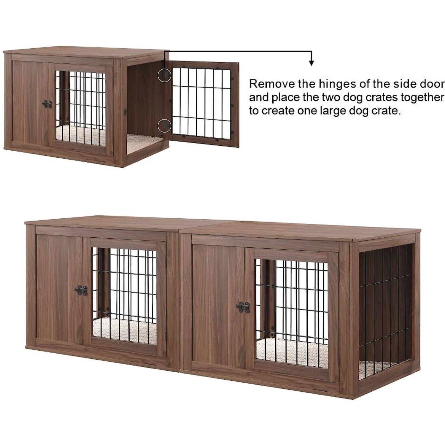 Unipaws Furniture Style Dog Crate - Image 8