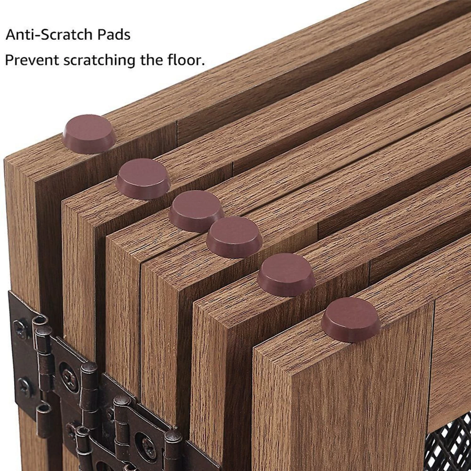 Unipaws 6 Panel Wire Dog Playpen Freestanding Pet Gate - Image 7