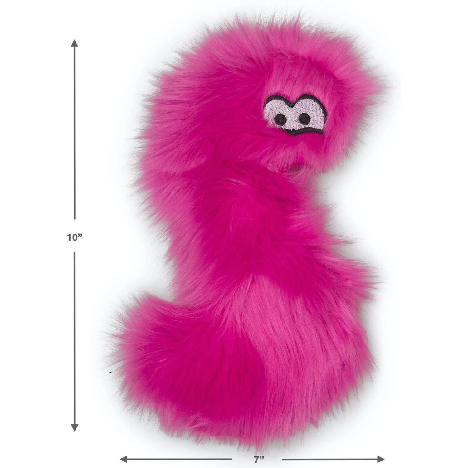 West Paw Geraldine Squeaky Stuffing-Free Plush Dog Toy - Image 6