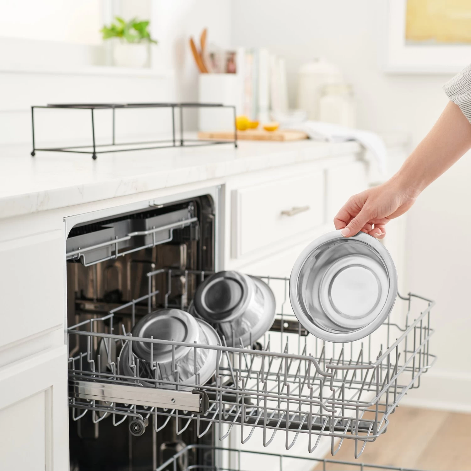 Frisco Multi Pet Feeding 3-Bowls Straight Stainless Steel Dog & Cat Bowl - Image 6