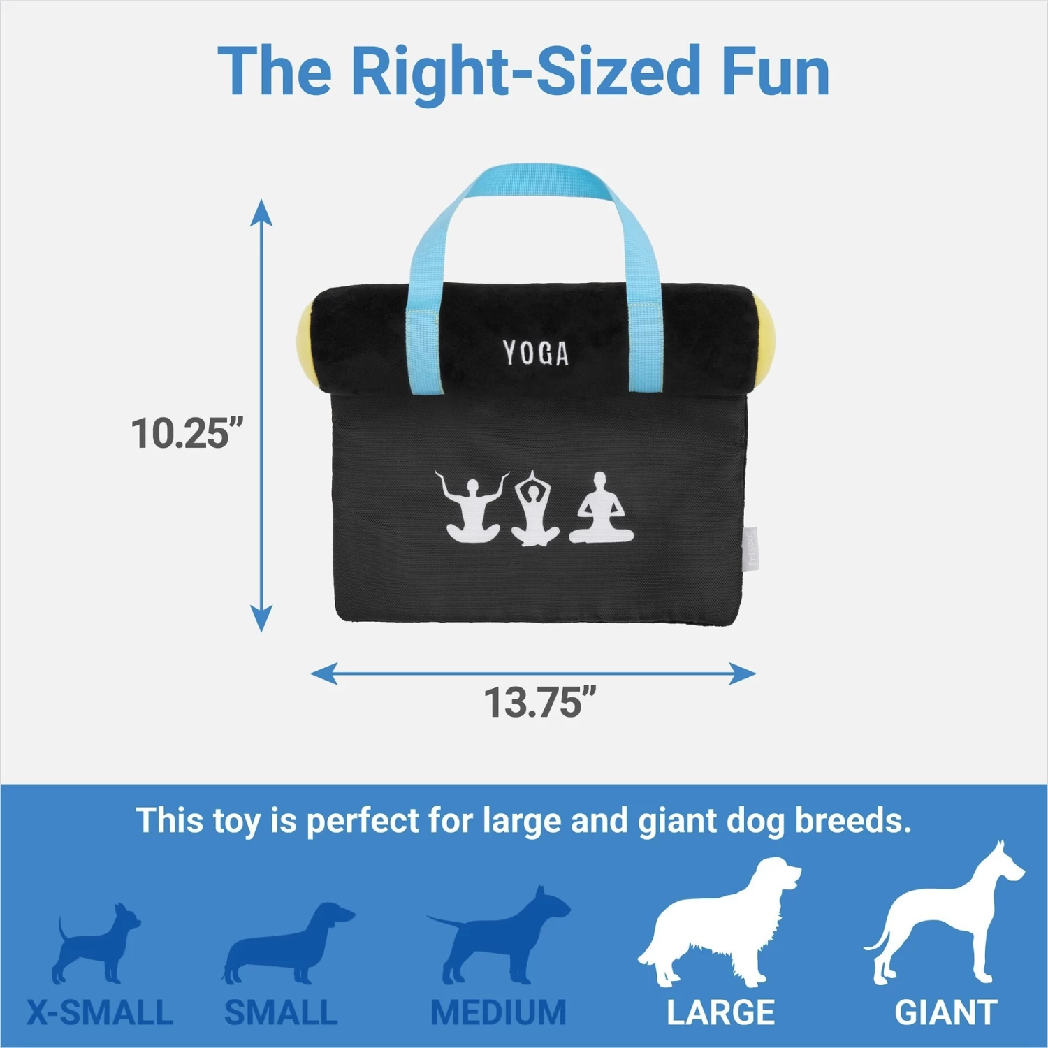 Frisco Yoga Mat Plush Squeaky Dog Toy - Image 2