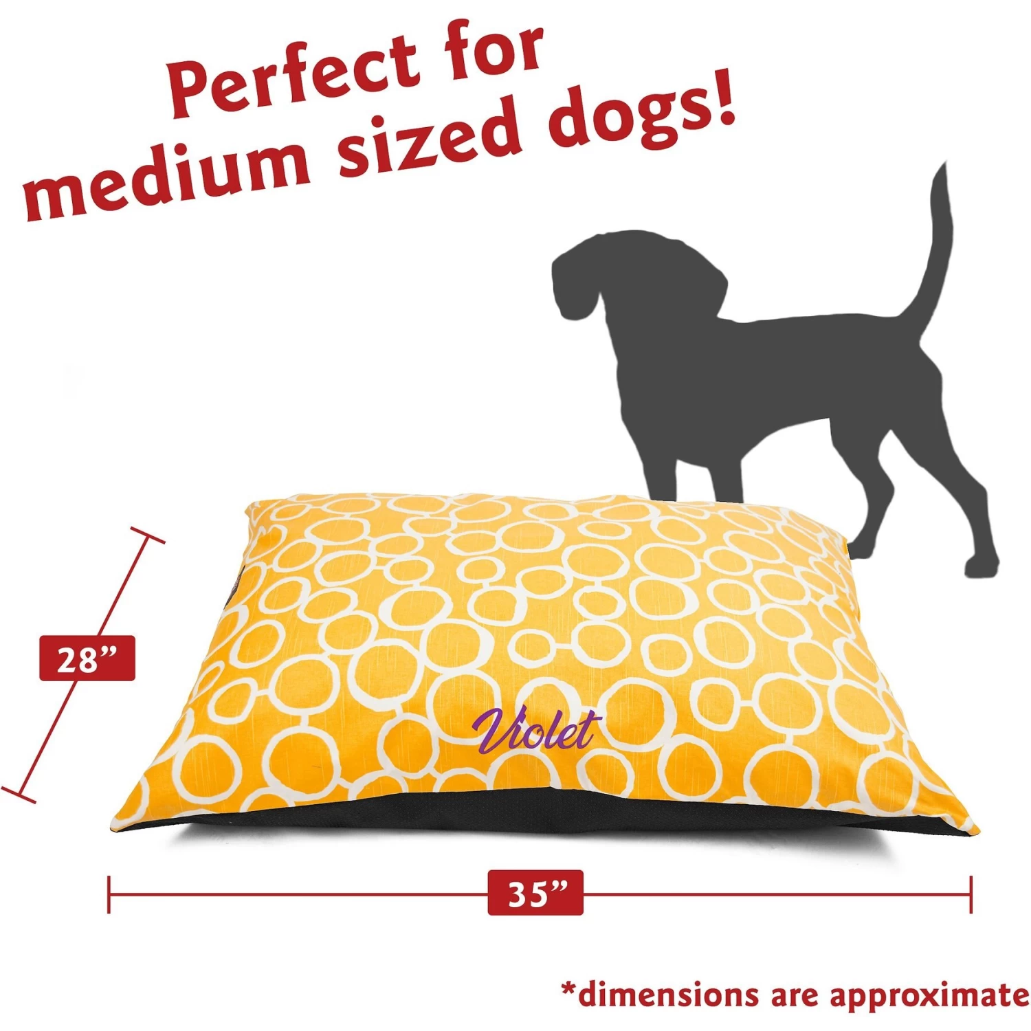 Majestic Pet Fusion Personalized Pillow Cat & Dog Bed - Image 3