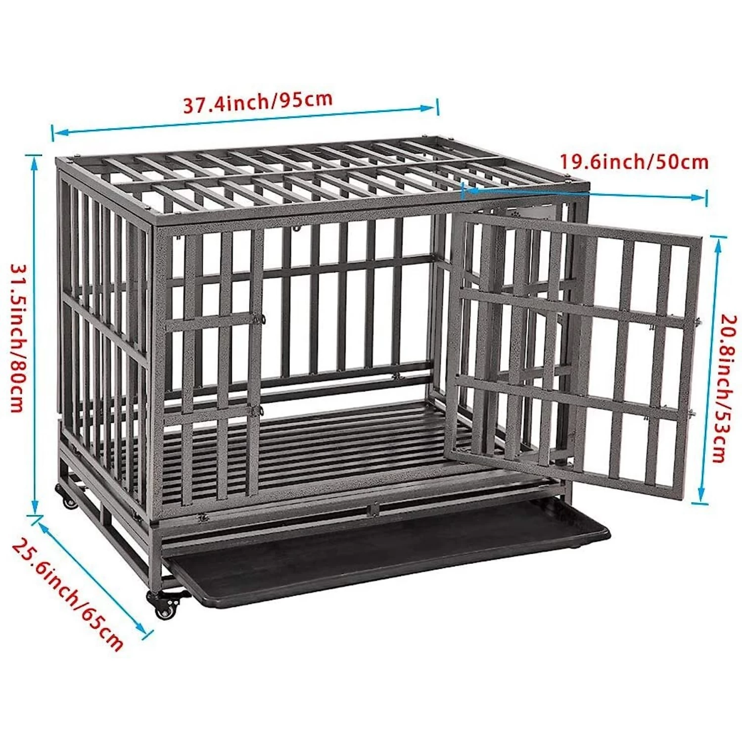 SMONTER Heavy Duty Dog Crate & Playpen - Image 2
