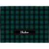 Frisco Personalized Plaid Soft Fleece Cat & Dog Blanket, 30" X 40"