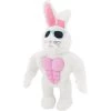 Frisco Easter Bunny Muscle Plush Squeaky Dog Toy