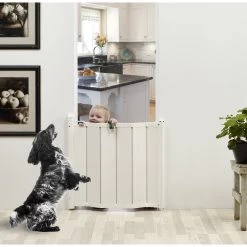 Scandinavian Pet Retractable Dog Gate