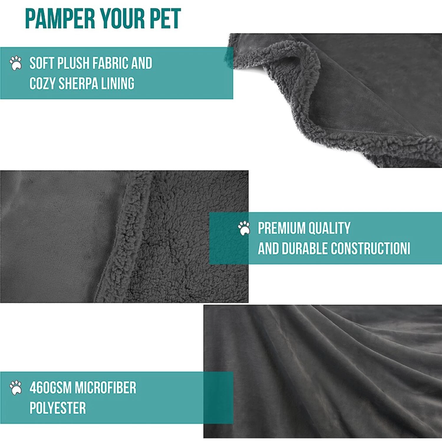 PetAmi Puppy Dog Blanket - Image 6