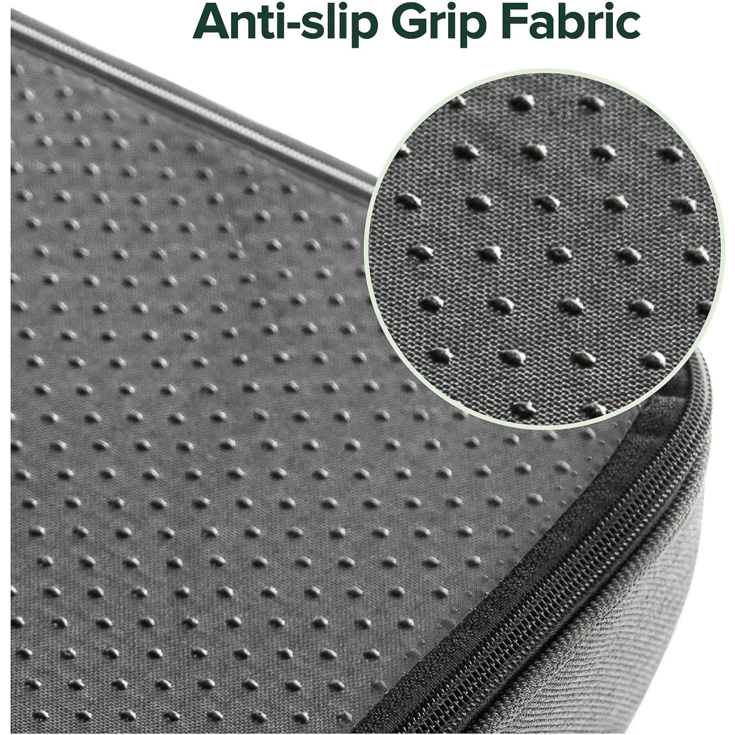 Zinus Green Tea Dog Bed, Dark Grey, 4-in - Image 6