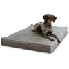 Happy Hounds Otis Orthopedic Pillow Dog Bed With Removable Cover, Gray