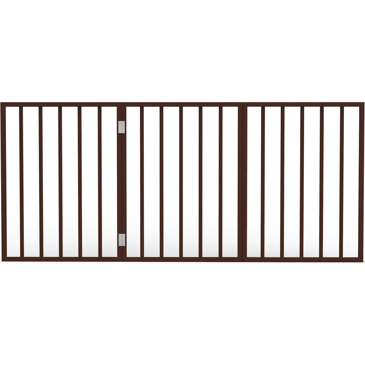 Pet Adobe Freestanding Wooden Folding Dog Gate - Image 8