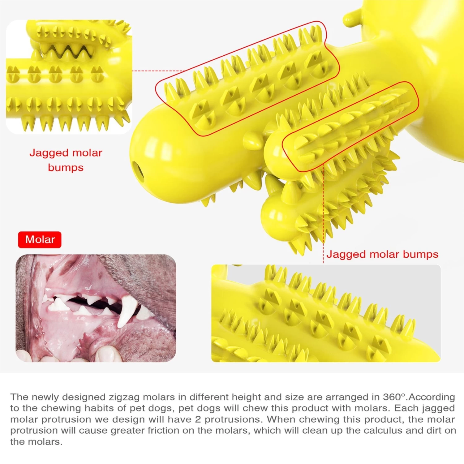 Hanamya Toothbrush Dog Chew Toy - Image 5
