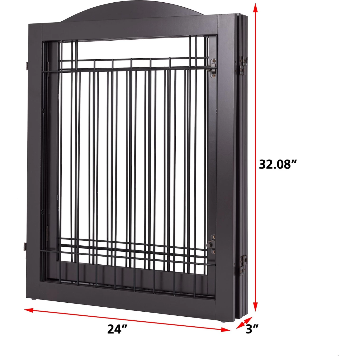 Spirich Extra Wide Freestanding Wire Dog Gate - Image 4