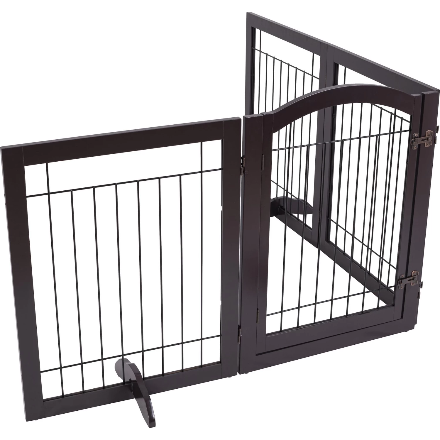 Spirich Extra Wide Freestanding Wire Dog Gate - Image 8