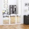 Spirich Freestanding Foldable Wire Dog Gate