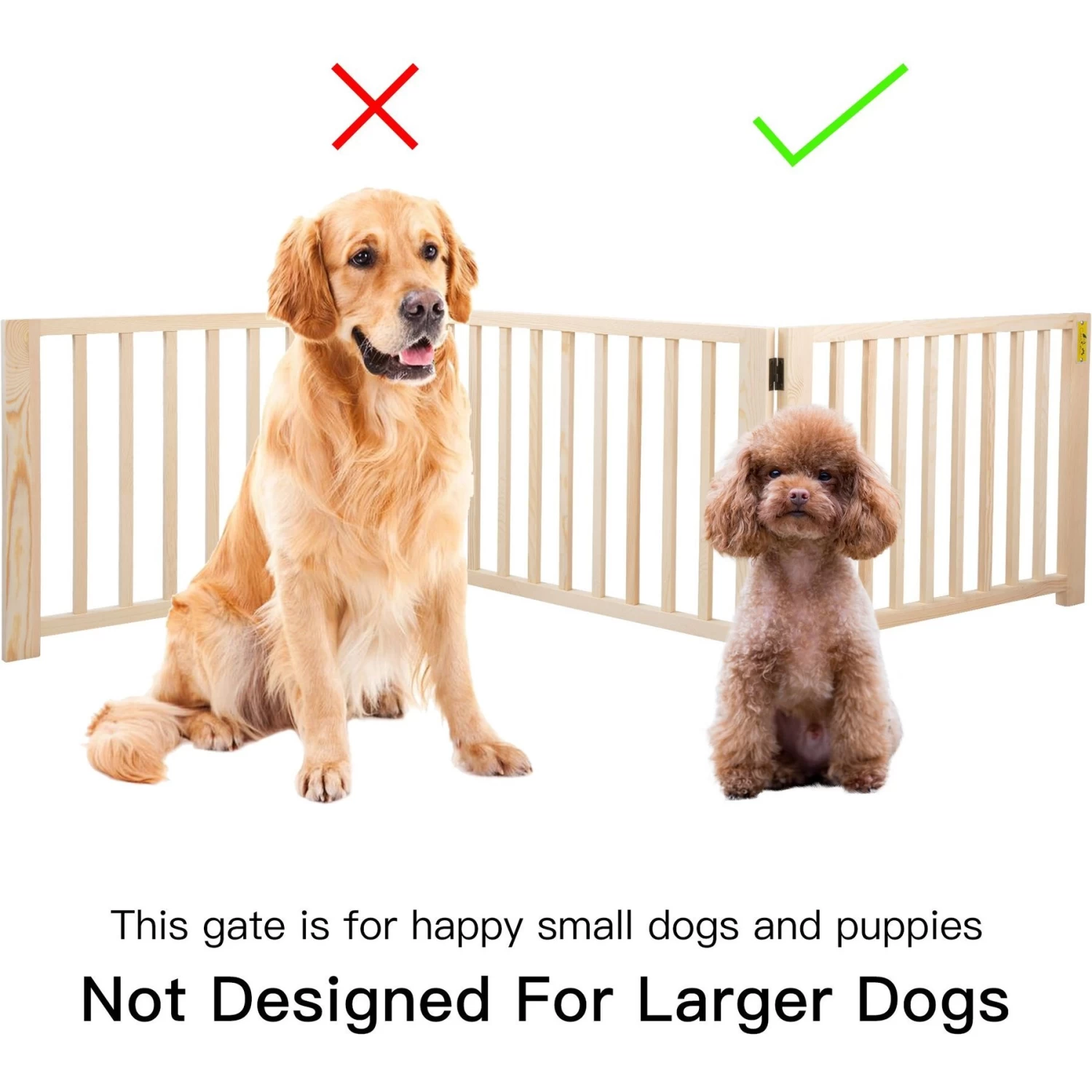 Coziwow By Jaxpety 3 Panel Freestanding Dog Gate - Image 9