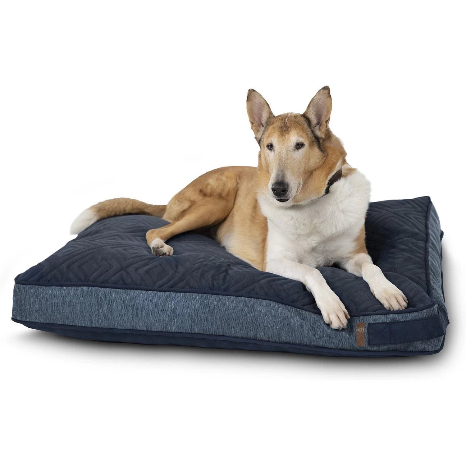 Bark And Slumber Rectangular Lounger Pillow Dog Bed With Removable Cover - Image 2