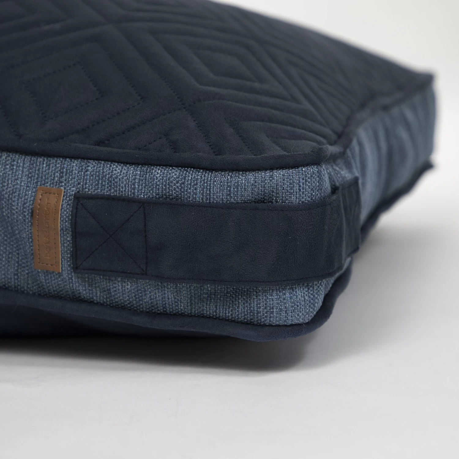 Bark And Slumber Rectangular Lounger Pillow Dog Bed With Removable Cover - Image 7