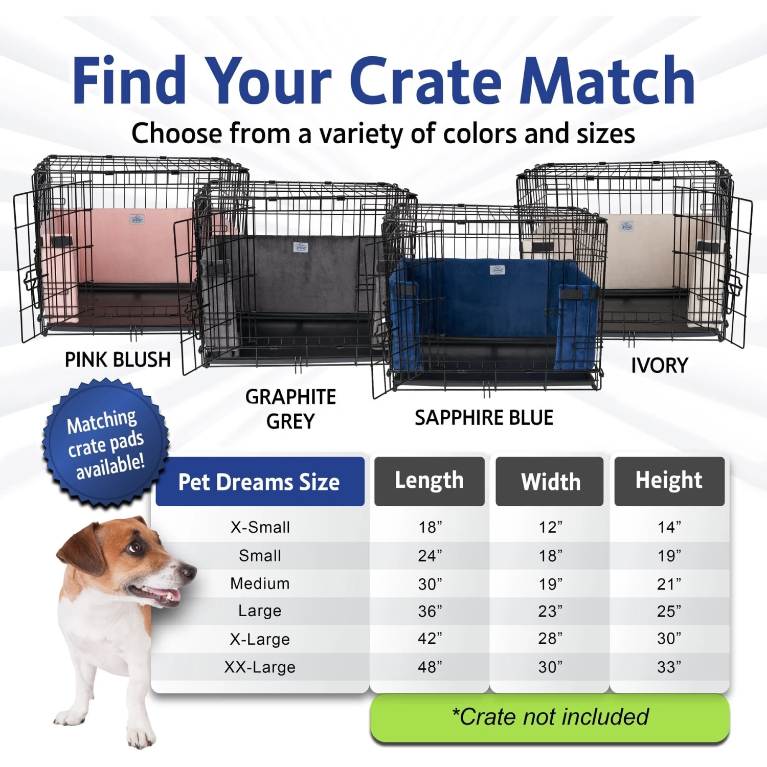 Pet Dreams Luxe Velour Dog Crate Bumper - Image 4